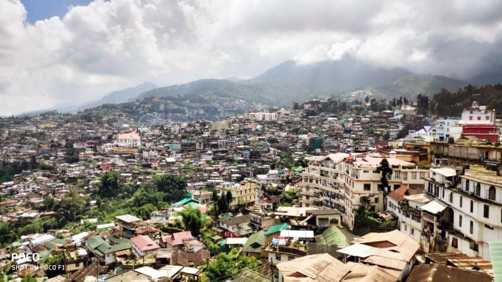 A partial view of Kohima. The Ministry of Urban Development has released a total of Rs 111 crore so far for Kohima Smart City. (Photo credit: Amen Longchari)